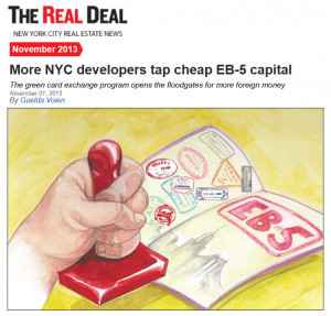 The Real Deal Quotes Michael Harris on the EB-5 Program