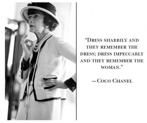 Fashion} Coco Chanel Quote #Chanel #quotes #blackandwhite