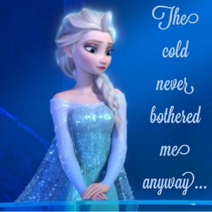 Ok, this is a total lie for me….the cold totally bothers me and I am ...