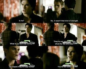 You're not funny, Stefan! xD - damon-salvatore Photo