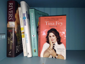 Bossypants by Tina Fey. Funny book