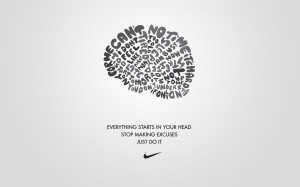 Typography, Nike, Just Do It