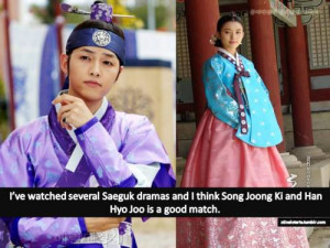 song joong ki #han hyo joo #dongyi #sungkyunkwan scandal #Korea # ...