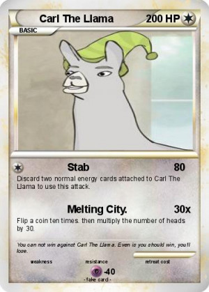 Pokemon Carl The Llama