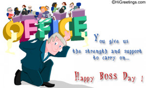 Pass on this highly significant ecard to your beloved boss through ...