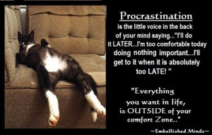 Motivational quotes - Procrastination (more motivational quotes here ...