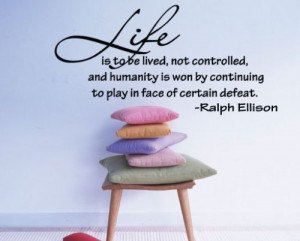 Is Won By Continuing to Play in Face of Certain Defeat - Ralph Ellison ...