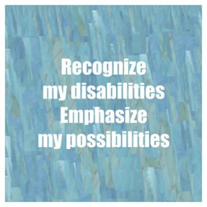 Disability Awareness Poster