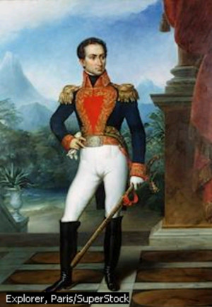Simon Bolivar Statue )