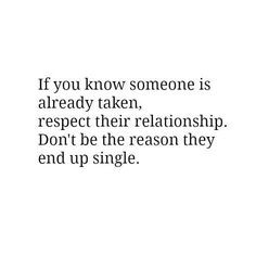 Relationship sideline respect quote