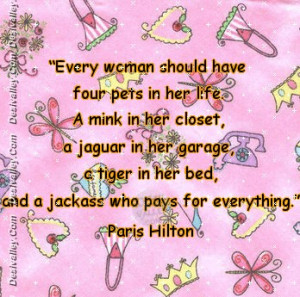 Paris Hilton Quote Funny Picture