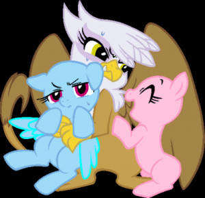 Gilda Mlp Wallpaper Mlp base: gilda and ocs by