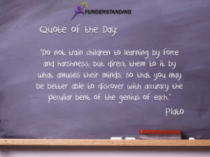 Train children To learning