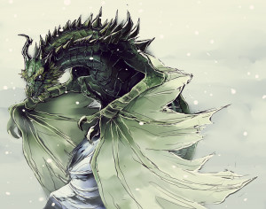 Paarthurnax by crowvenchi