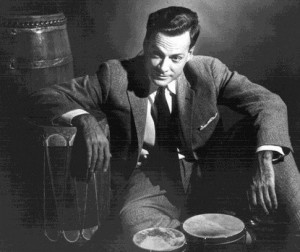 theoretical physicist richard feynman with his drums