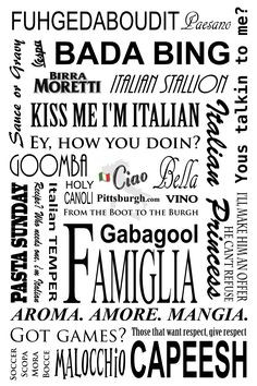 Italian sayings More