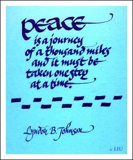 nonviolence and peace quotations lyndon b johnson