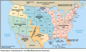 United States Territorial Expansion Map