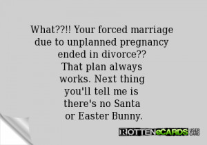 What??!! Your forced marriage due to unplanned pregnancy ended in ...
