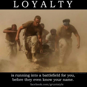 Loyalty military style