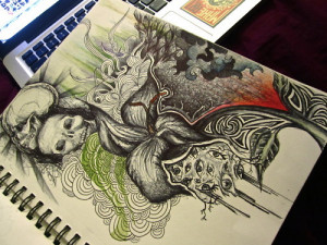 art, drawing, pencil, pretty