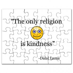 Aum Gifts > Aum Toys > DALAI LAMA QUOTE KINDNESS Puzzle