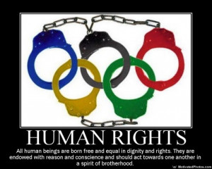 photo poster: Human Rights - All human beings are born free and equal ...