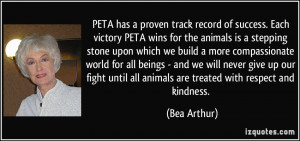 PETA has a proven track record of success. Each victory PETA wins for ...
