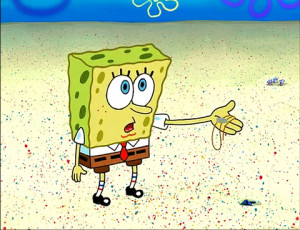 Sandy, SpongeBob, and the Worm