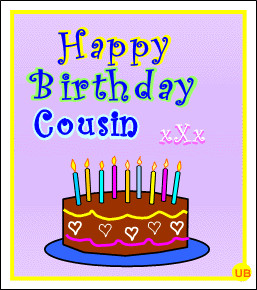 Happy birthday cousin gif