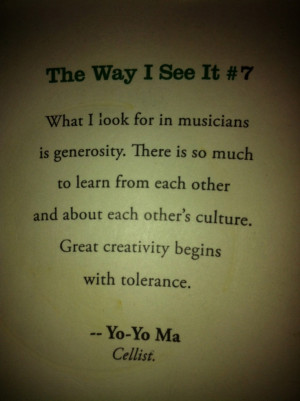 Great quote from a Starbucks cup