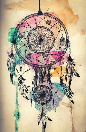 drawing colours dreamcatcher