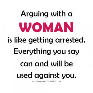 Arguing with a Woman