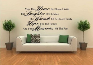 LARGE WALL STICKER VINYL DECAL GIANT QUOTE KITCHEN ART