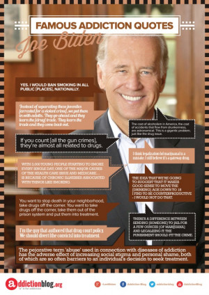 Joe Biden’s quotes on substance abuse and drug laws (INFOGRAPHIC)