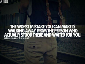 Worst mistake