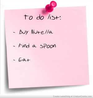 cute, nutella funny, pretty, quote, quotes, yum yum nutella