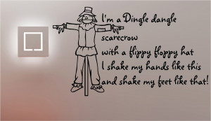 Nursery Rhyme Dingle dangle Scarecrow