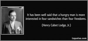 Hungry Man Quotes
