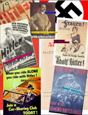 Propaganda Poster: Adolf Hitler: Propaganda Techniques used