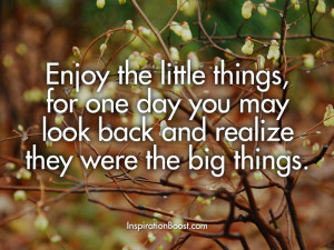 Robert Brault Enjoy Little Thing Quotes