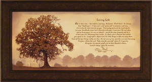 ... Journey Inspirational Quote Tree Framed Art Print Wall Décor Picture