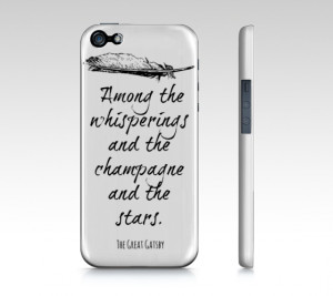 Great Gatsby Quote Premium Case - White