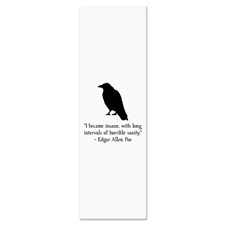 Edgar Allen Poe Quote Black.png Yoga Mat for