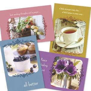 Boxed Cards - Get Well Words Of Comfort (12 cards 13 envs)