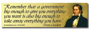 Davy Crockett Political Quotes. QuotesGram