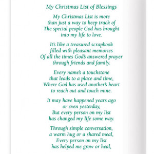 List of Blessings Embossed Set of 20 - View 3