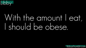 black, fat, funny quotes, libby, obese, quote, quotes, sad quotes ...