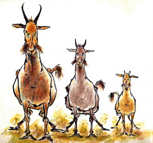 Three Billy Goats Gruff Glen Rounds picture