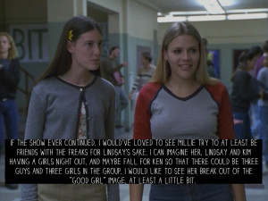millie kentner # freaks and geeks